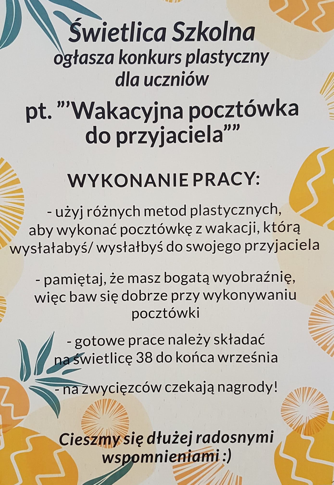 świetlica konkurs