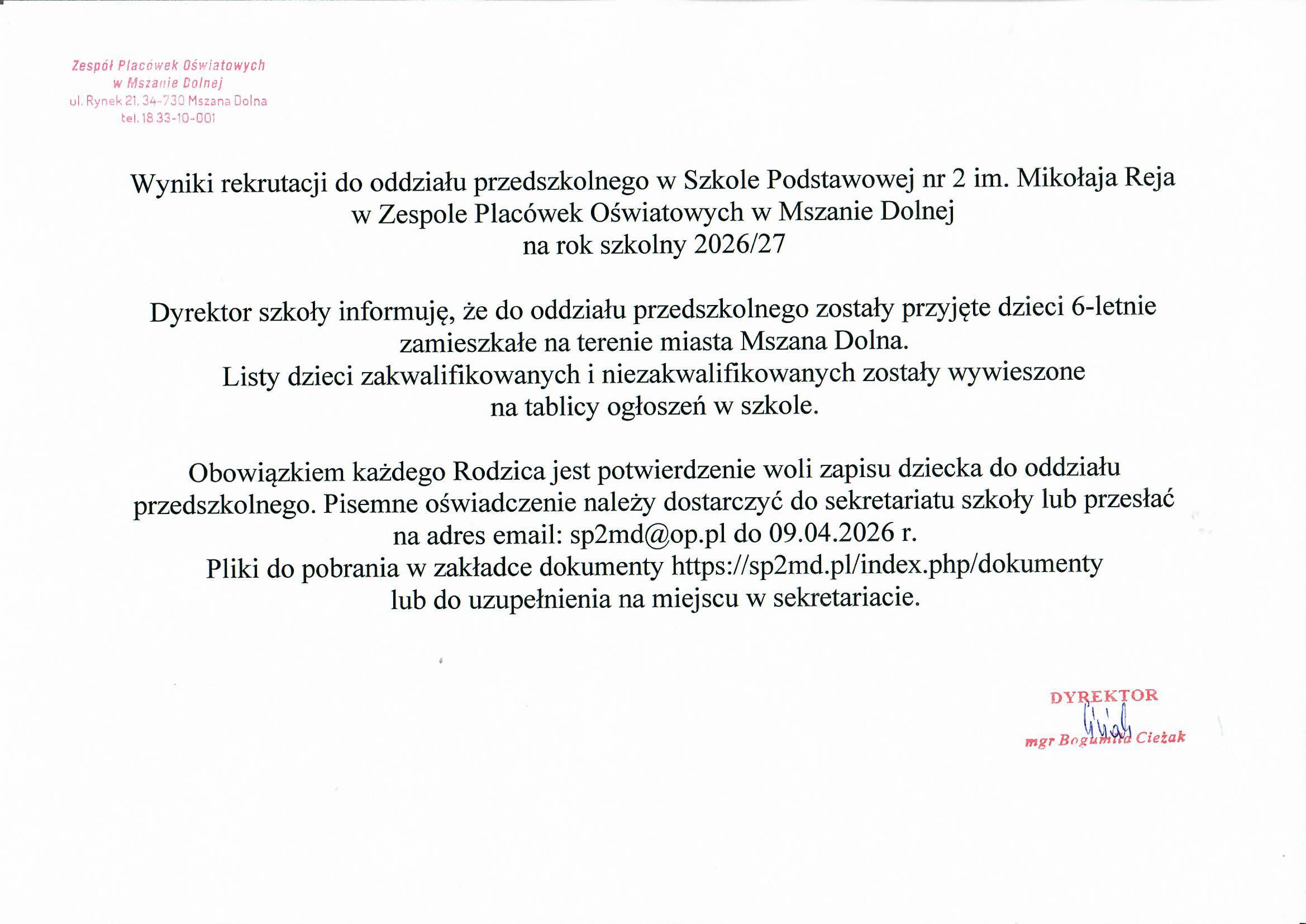 wyniki rekrutacji2026 1