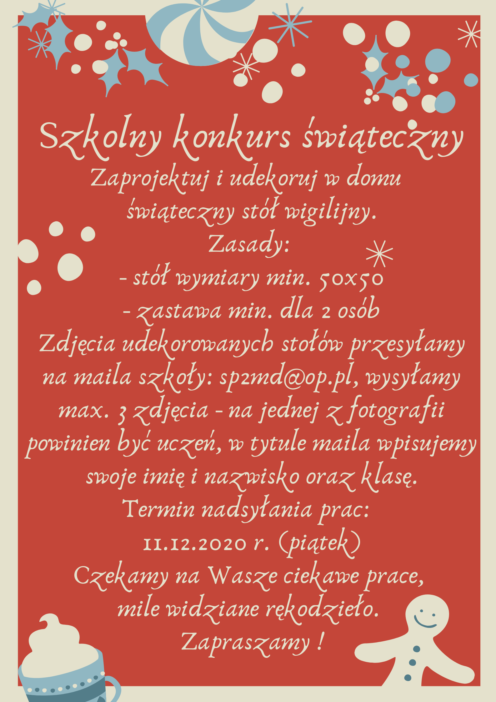 szkolny konkurs świąteczny